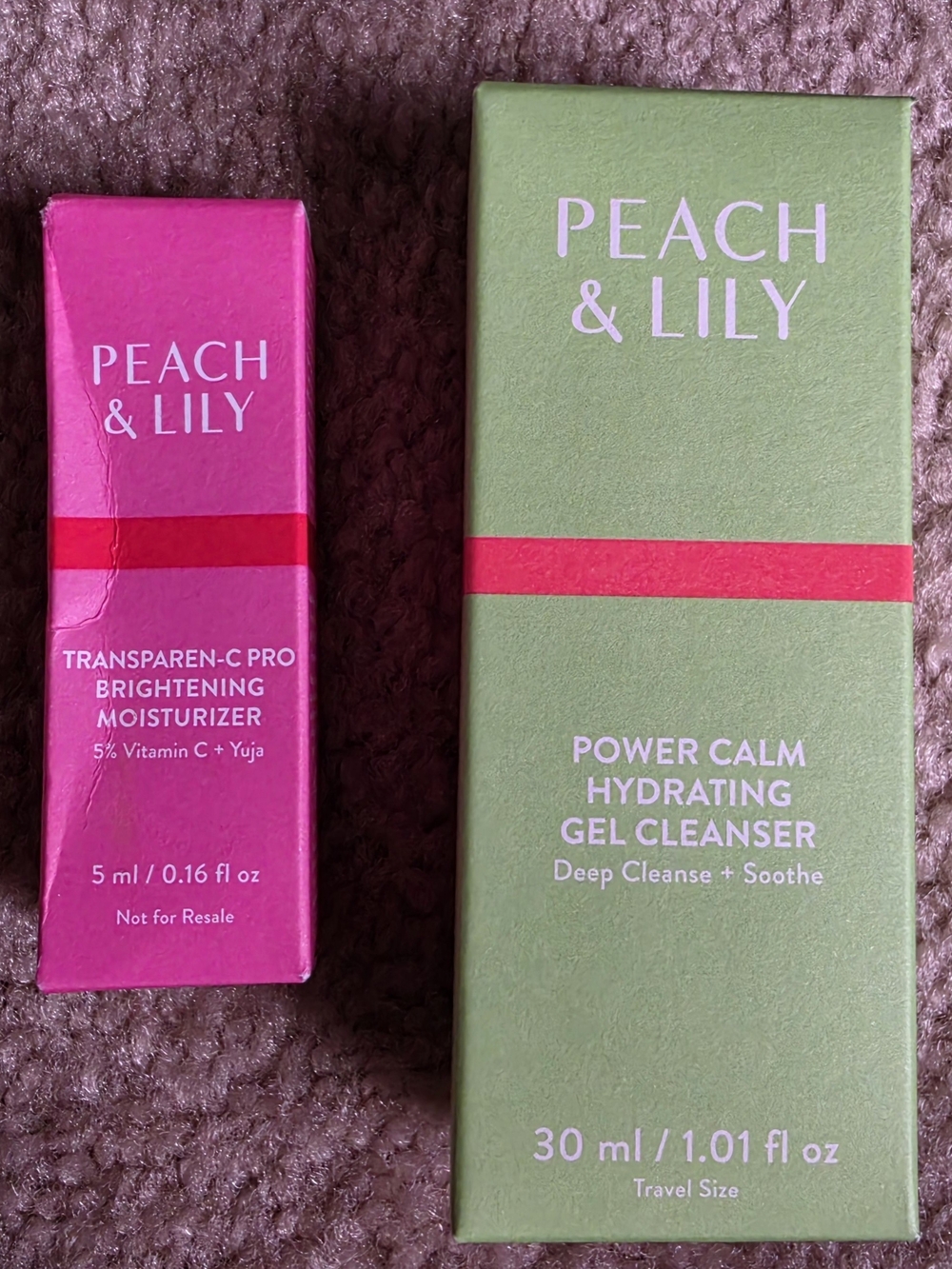 Power Calm Hydrating Gel Cleanser 1.01 Fl Oz & Moisturizer .16fl Oz Set $18 NEW